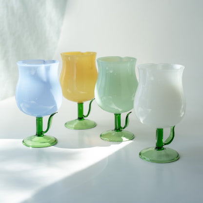 amabro BLOOM GLASS 鬱金香造型耐熱玻璃杯 (230ml)