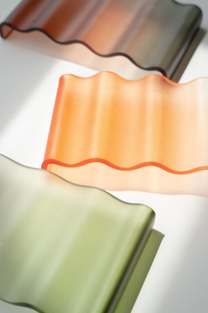 amabro ACRYLIC WAVE TRAY 波浪彩色漸變托盤