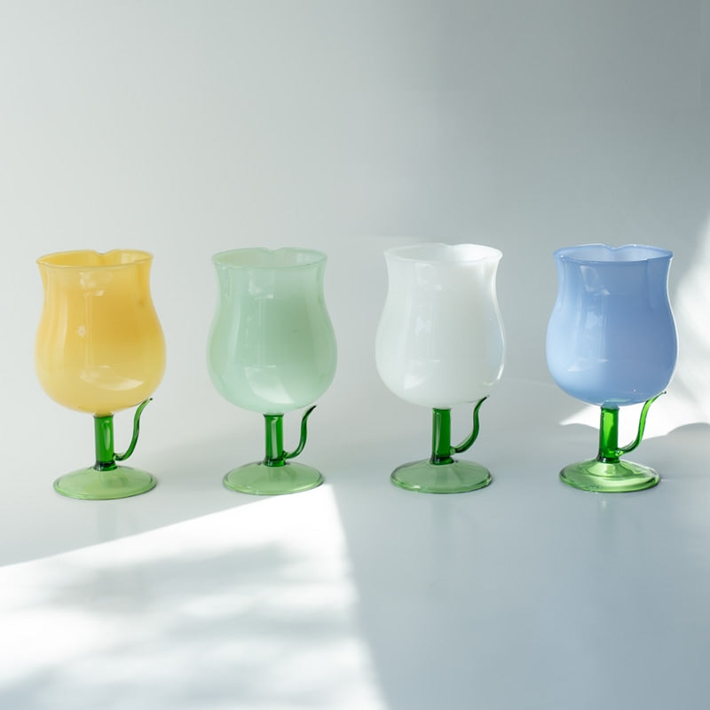 amabro BLOOM GLASS 鬱金香造型耐熱玻璃杯 (230ml)
