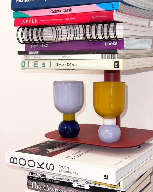 Sardine Color-block Bobble-base Glass