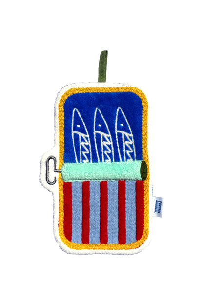 SARDINE 柔軟沙丁魚造型擦手巾