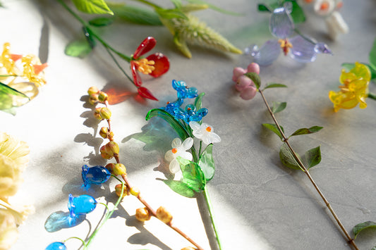 amabro ARTIFICAL GLASS FLOWER 仿真玻璃花