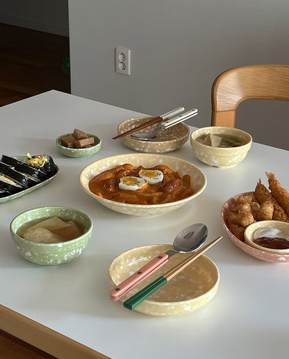 Pola at home 復古大理石系列 飯碗 (2色可選)