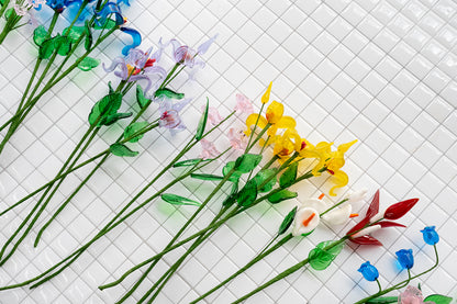 amabro ARTIFICAL GLASS FLOWER 仿真玻璃花