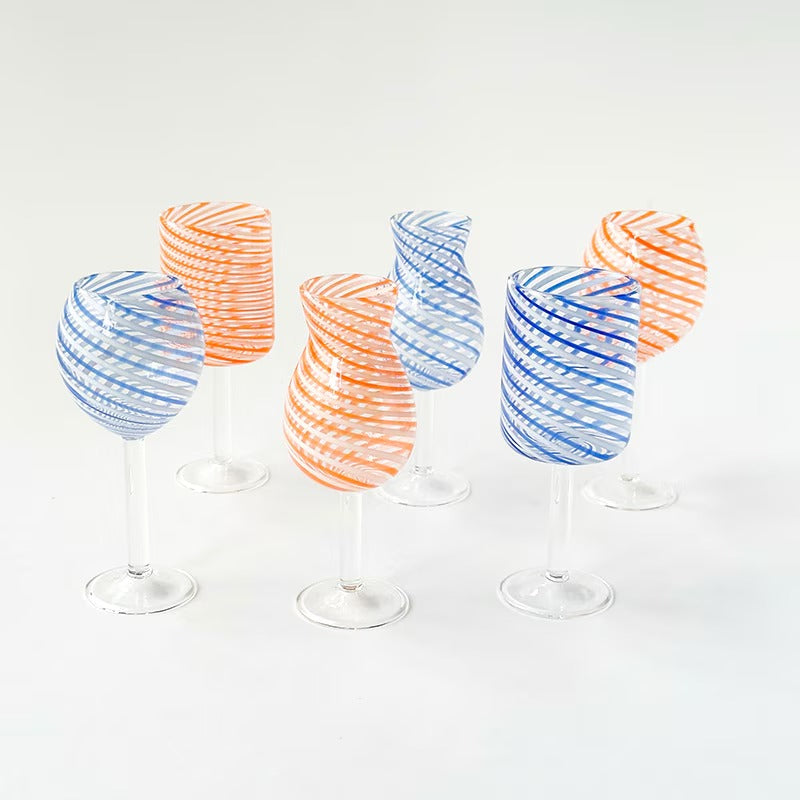 amabro SPIRAL GLASS 螺旋紋玻璃杯