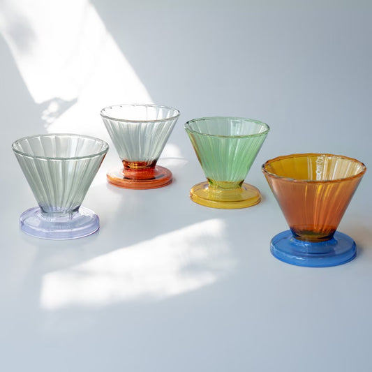 amabro TWO TONE DRIPPER 拼色玻璃咖啡濾杯