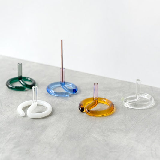 amabro TWO TONE INCENSE HOLDER 拼色玻璃線香座