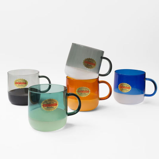 amabro TWO TONE MUG 拼色玻璃馬克杯