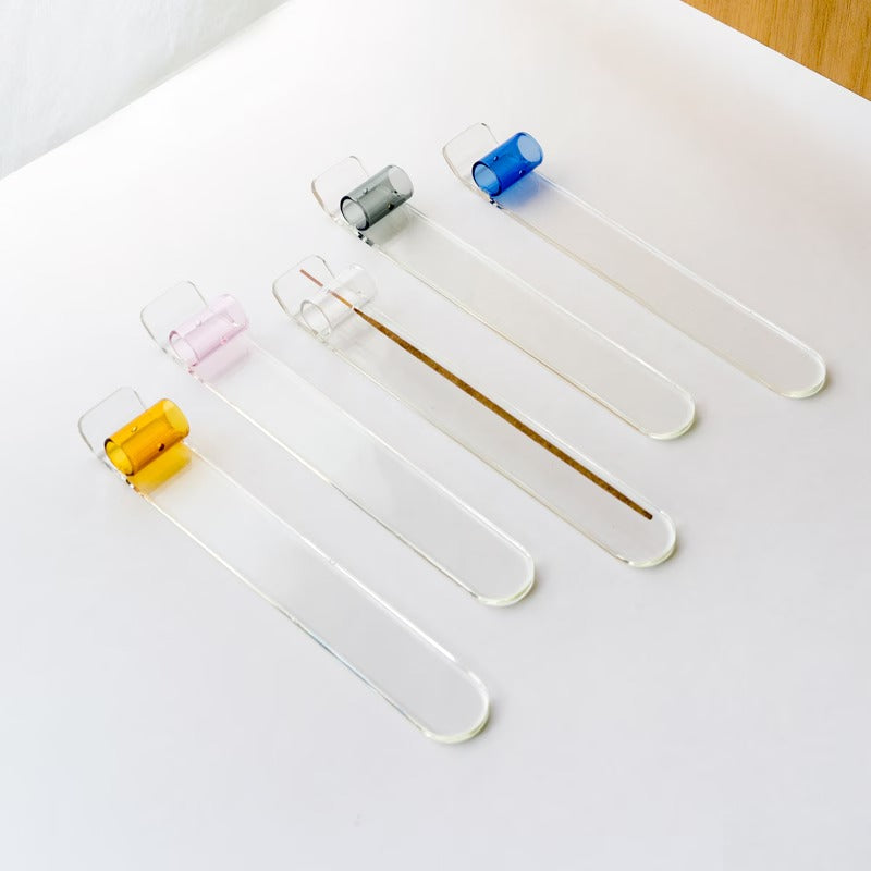 amabro INCENSE HOLDER PLATE 長型玻璃線香座