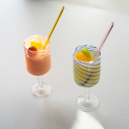 amabro SPIRAL GLASS 螺旋紋玻璃杯