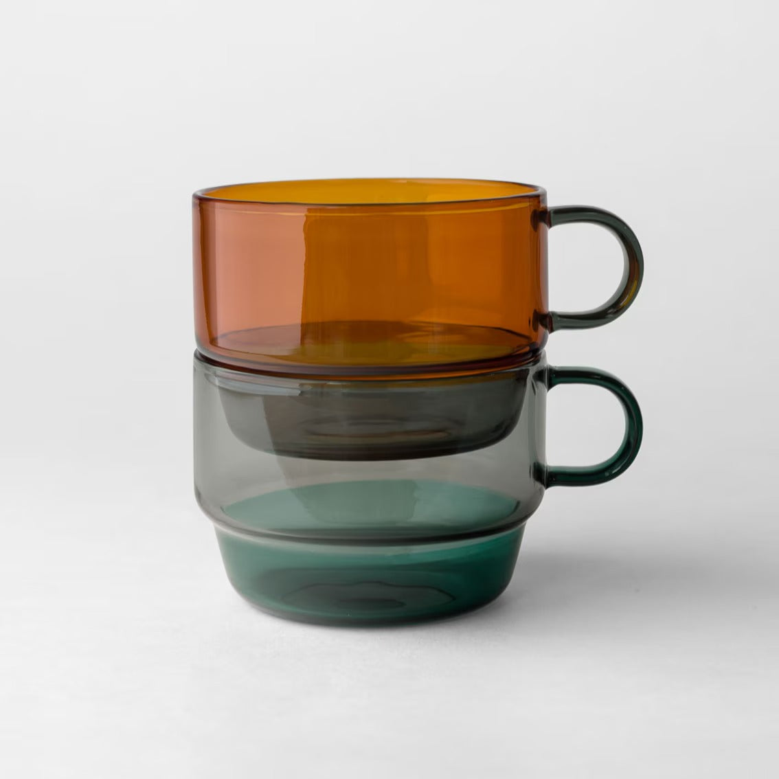 amabro TWO TONE STACKING MUG 拼色可疊式玻璃馬克杯