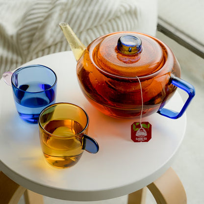 amabro GLASS TEA POT 拼色玻璃茶壺