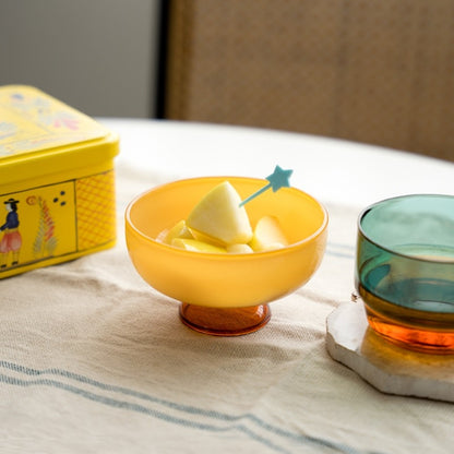 amabro SNOW BOWL 拼色玻璃甜品碗