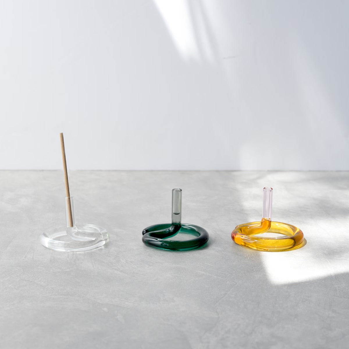 amabro TWO TONE INCENSE HOLDER 拼色玻璃線香座