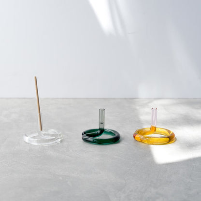 amabro TWO TONE INCENSE HOLDER 拼色玻璃線香座
