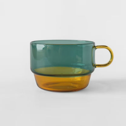 amabro TWO TONE STACKING MUG 拼色可疊式玻璃馬克杯