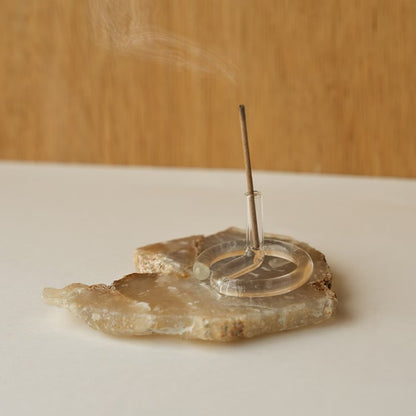 amabro TWO TONE INCENSE HOLDER 拼色玻璃線香座
