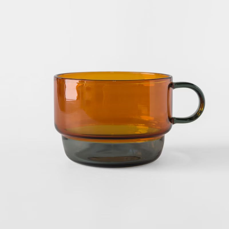 amabro TWO TONE STACKING MUG 拼色可疊式玻璃馬克杯