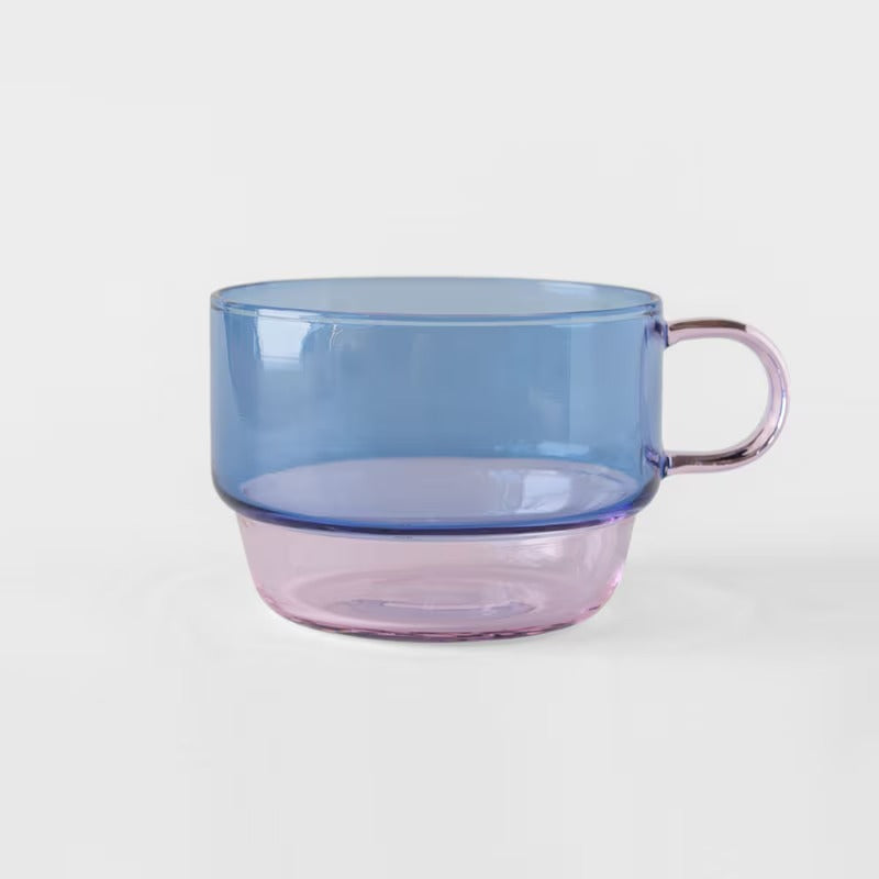 amabro TWO TONE STACKING MUG 拼色可疊式玻璃馬克杯