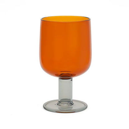 amabro TWO TONE WINE GLASS 拼色玻璃高腳酒杯