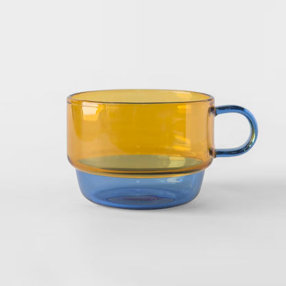 amabro TWO TONE STACKING MUG 拼色可疊式玻璃馬克杯