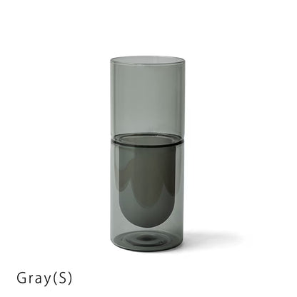 amabro DW VASE 雙層耐熱玻璃花樽