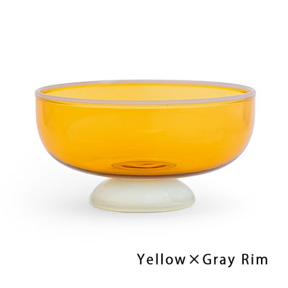 amabro SNOW BOWL 拼色玻璃甜品碗