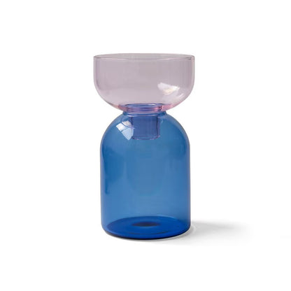 amabro TWO TONE VASE 方形拼色玻璃花樽
