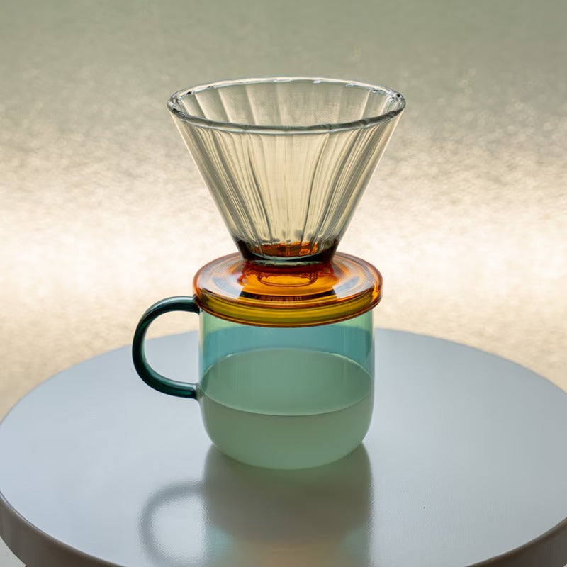 amabro TWO TONE DRIPPER 拼色玻璃咖啡濾杯