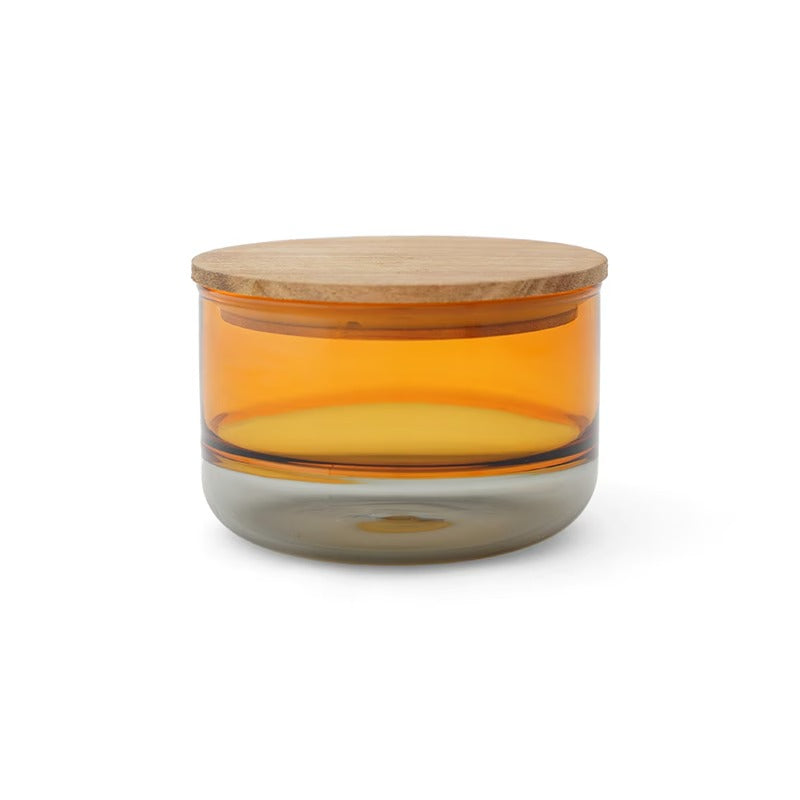amabro TWO TONE CANISTER 拼色木蓋玻璃儲物罐