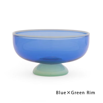 amabro SNOW BOWL 拼色玻璃甜品碗