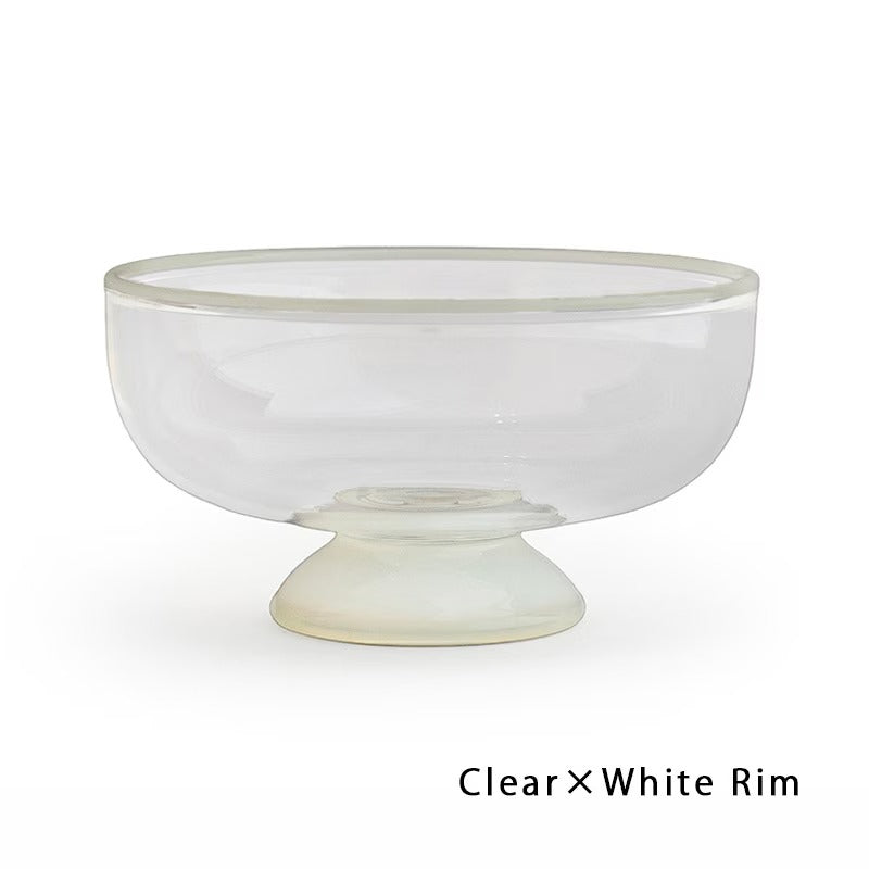 amabro SNOW BOWL 拼色玻璃甜品碗
