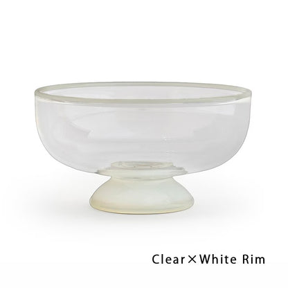 amabro SNOW BOWL 拼色玻璃甜品碗