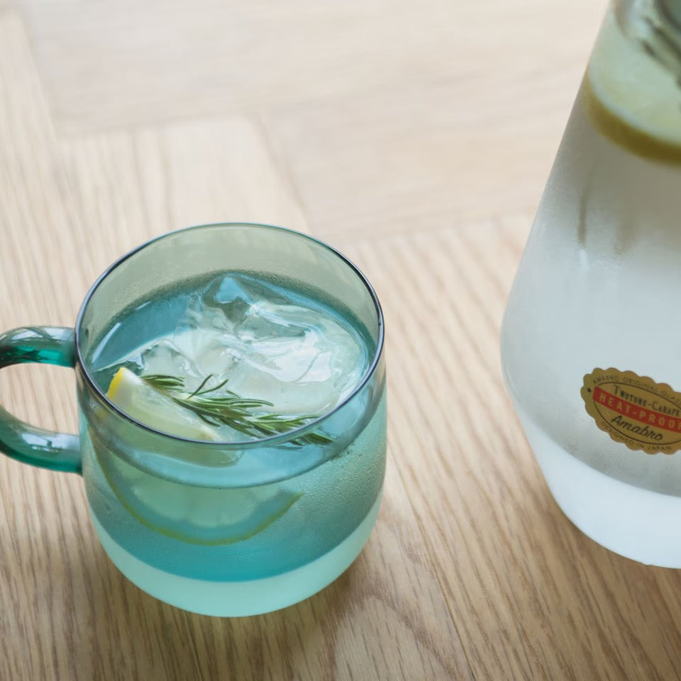 amabro TWO TONE MUG 拼色玻璃馬克杯