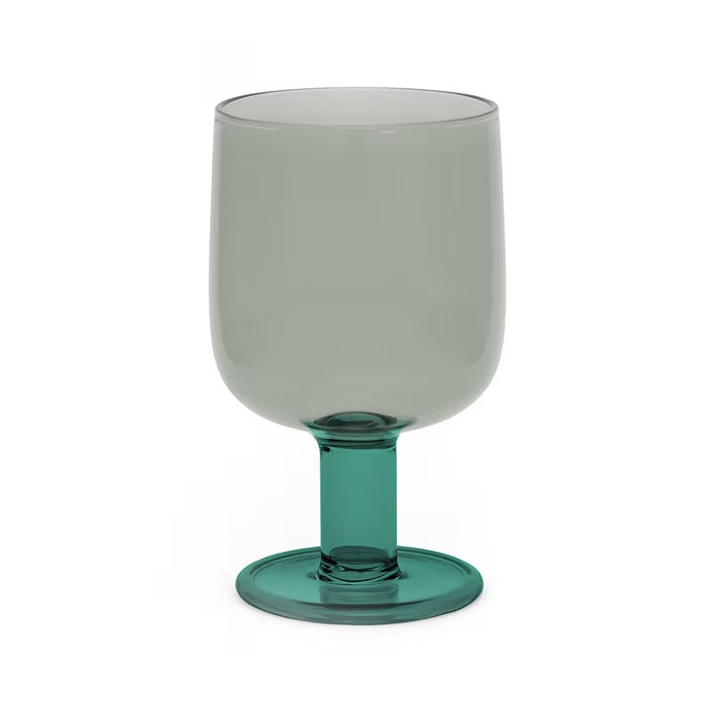 amabro TWO TONE WINE GLASS 拼色玻璃高腳酒杯