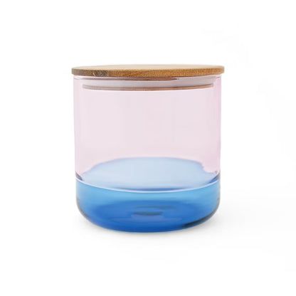 amabro TWO TONE CANISTER 拼色木蓋玻璃儲物罐