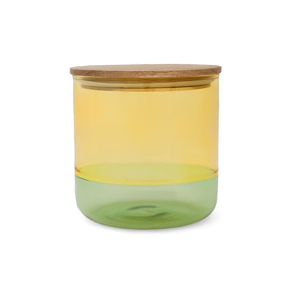 amabro TWO TONE CANISTER 拼色木蓋玻璃儲物罐