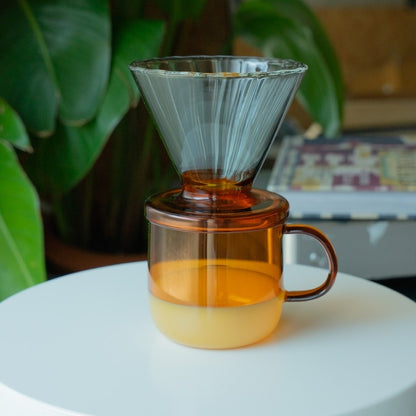 amabro TWO TONE DRIPPER 拼色玻璃咖啡濾杯