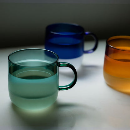 amabro TWO TONE MUG 拼色玻璃馬克杯