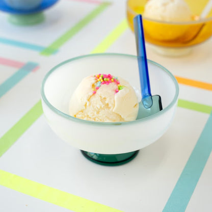 amabro SNOW BOWL 拼色玻璃甜品碗