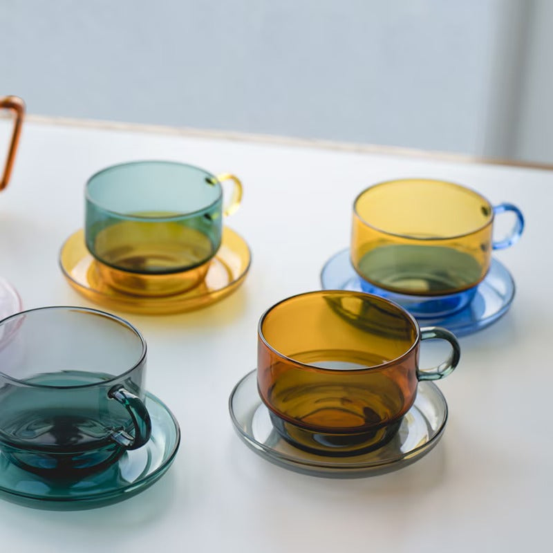 amabro TWO TONE STACKING MUG 拼色可疊式玻璃馬克杯