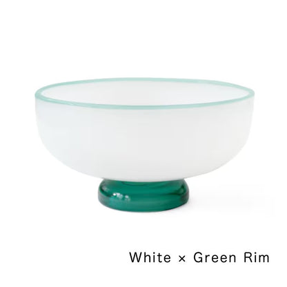 amabro SNOW BOWL 拼色玻璃甜品碗