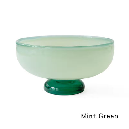 amabro SNOW BOWL 拼色玻璃甜品碗