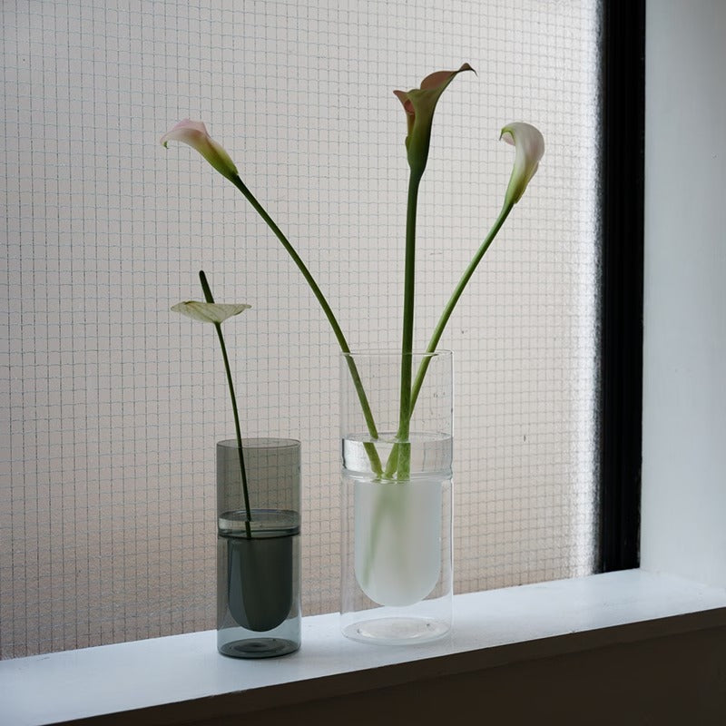 amabro DW VASE 雙層耐熱玻璃花樽