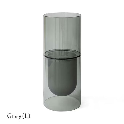 amabro DW VASE 雙層耐熱玻璃花樽