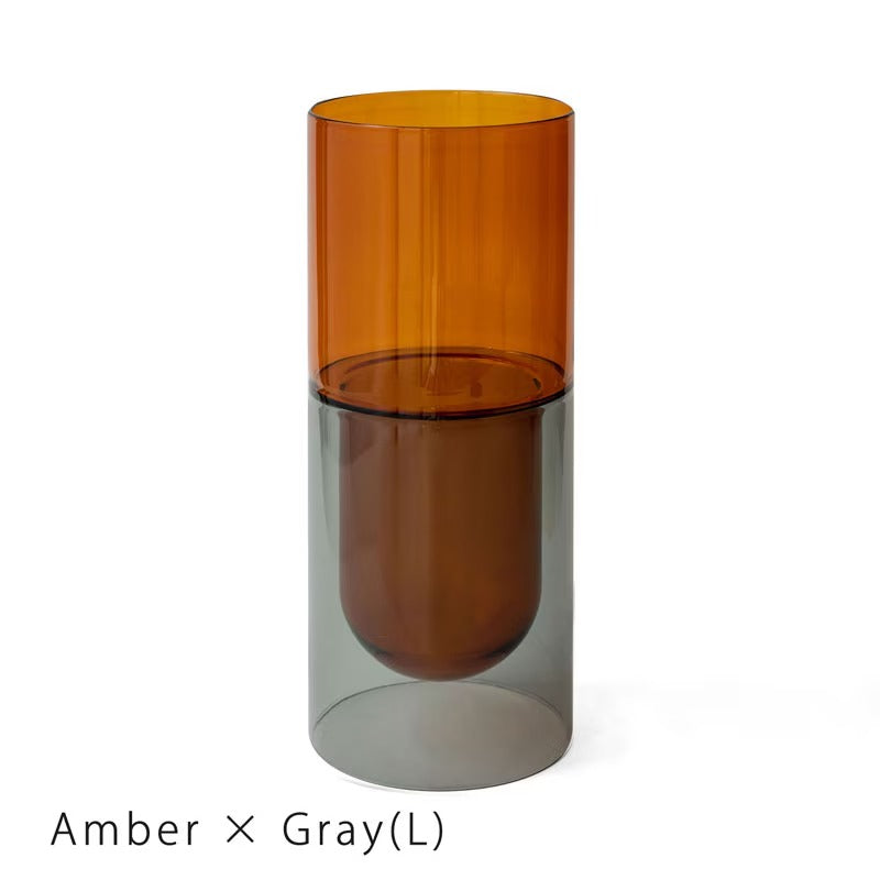 amabro DW VASE 雙層耐熱玻璃花樽
