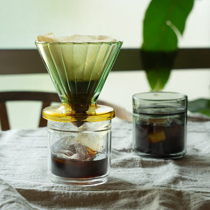 amabro TWO TONE DRIPPER 拼色玻璃咖啡濾杯