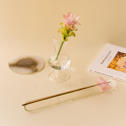 amabro INCENSE HOLDER PLATE 長型玻璃線香座